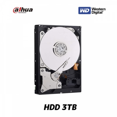 SƏRT DİSK WESTERN DİGİTAL 3TB HDD 3.5" SATA 3.0 DAHUA WD30EVRX